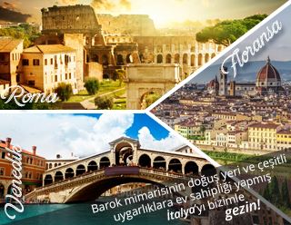 Venedik-Roma-Floransa Turu